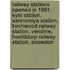 Railway Stations Opened In 1981: Kyto Station, Sannomiya Station, Birchwood Railway Station, Vendme, Hoofddorp Railway Station, Snowdon