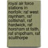 Royal Air Force Stations In Norfolk: Raf West Raynham, Raf Coltishall, Raf Hardwick, Raf Horsham St Faith, Raf Shipdham, Raf Sculthorpe