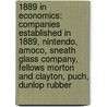 1889 In Economics: Companies Established In 1889, Nintendo, Amoco, Sneath Glass Company, Fellows Morton And Clayton, Puch, Dunlop Rubber door Books Llc