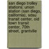 San Diego Trolley Stations: Union Station (San Diego, California), Sdsu Transit Center, Old Town Transit Center, 70Th Street, Grantville