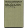 The Historical Reference Book, Comprising A Chronological Table Of Universal History, A Chronological Dictionary Of Universal History, A door Louis Heilprin