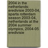 2004 In The Netherlands: Eredivisie 2003-04, Sparta Rotterdam Season 2003-04, Netherlands At The 2004 Summer Olympics, 2004-05 Eredivisie door Books Llc