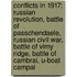 Conflicts In 1917: Russian Revolution, Battle Of Passchendaele, Russian Civil War, Battle Of Vimy Ridge, Battle Of Cambrai, U-Boat Campai