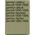 German Military Aircraft 1930-1939: German Attack Aircraft 1930-1939, German Bomber Aircraft 1930-1939, German Fighter Aircraft 1930-1939