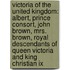 Victoria Of The United Kingdom: Albert, Prince Consort, John Brown, Mrs. Brown, Royal Descendants Of Queen Victoria And King Christian Ix
