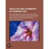 Analysis And Summary Of Herodotus; With A Synchronistical Table Of Principal Events; Tables Of Weights, Measures, Money, And Distances; An