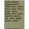 Radio Stations Established In 1948: Wncx, Wrks, Whos, Kysr, Khmx, Wgyv, Wsou, Wods, Wccc, Wuti, Wsb-Fm, Womc, Kllc, Wzlx, Wabe, Waam, Wvbn door Books Llc