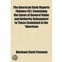 The American State Reports (Volume 42); Containing The Cases Of General Value And Authority Subsequent To Those Contained In The "American