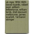 Uk Mps 1818-1820: David Ricardo, Robert Peel, William Wilberforce, William Lamb, 2nd Viscount Melbourne, James Scarlett, 1st Baron Abinger