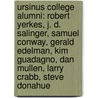 Ursinus College Alumni: Robert Yerkes, J. D. Salinger, Samuel Conway, Gerald Edelman, Kim Guadagno, Dan Mullen, Larry Crabb, Steve Donahue door Books Llc