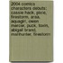 2004 Comics Characters Debuts: Cassie Hack, Pixie, Firestorm, Araa, Aquagirl, Owen Mercer, Puck, Toxin, Abigail Brand, Manhunter, Firestorm