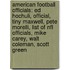 American Football Officials: Ed Hochuli, Official, Tiny Maxwell, Pete Morelli, List Of Nfl Officials, Mike Carey, Walt Coleman, Scott Green