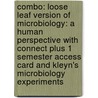 Combo: Loose Leaf Version of Microbiology: A Human Perspective with Connect Plus 1 Semester Access Card and Kleyn's Microbiology Experiments door Martha Nester