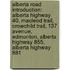 Alberta Road Introduction: Alberta Highway 40, Macleod Trail, Crowchild Trail, 137 Avenue, Edmonton, Alberta Highway 855, Alberta Highway 881