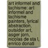 Art Informel And Tachisme: Art Informel And Tachisme Painters, Lyrical Abstraction, Outsider Art, Asger Jorn, Nicolas De Sta L, Enrico Donati