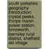 South Yorkshire Geography Introduction: Crystal Peaks, Thorpe Marsh Power Station, Brinsworth, Barnsley Rural District, Sheffield Ski Village