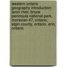 Western Ontario Geography Introduction: Avon River, Bruce Peninsula National Park, Moravian 47, Ontario, Elgin County, Ontario, Erin, Ontario door Source Wikipedia