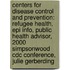 Centers For Disease Control And Prevention: Refugee Health, Epi Info, Public Health Advisor, 2000 Simpsonwood Cdc Conference, Julie Gerberding