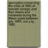Apocrypha Concerning the Class of 1855 of Harvard College; And Their Deeds and Misdeeds During the Fifteen Years Between July, 1865, and July, 1880