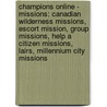 Champions Online - Missions: Canadian Wilderness Missions, Escort Mission, Group Missions, Help A Citizen Missions, Lairs, Millennium City Missions door Source Wikia