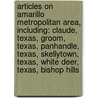 Articles On Amarillo Metropolitan Area, Including: Claude, Texas, Groom, Texas, Panhandle, Texas, Skellytown, Texas, White Deer, Texas, Bishop Hills door Hephaestus Books