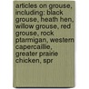 Articles On Grouse, Including: Black Grouse, Heath Hen, Willow Grouse, Red Grouse, Rock Ptarmigan, Western Capercaillie, Greater Prairie Chicken, Spr by Hephaestus Books