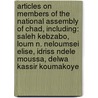 Articles On Members Of The National Assembly Of Chad, Including: Saleh Kebzabo, Loum N. Neloumsei Elise, Idriss Ndele Moussa, Delwa Kassir Koumakoye door Hephaestus Books
