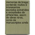 Memorias De Braga: Contendo Muitos E Interesantes Escriptos Extrahidos E Recopilados De Differentes, Assim De Obras Raras, Como De Manuscriptos Ainda