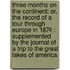 Three Months on the Continent: Or, the Record of a Tour Through Europe in 1874 : Supplemented by the Journal of a Trip to the Great Lakes of America