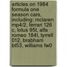 Articles On 1984 Formula One Season Cars, Including: Mclaren Mp4/2, Ferrari 126 C, Lotus 95T, Alfa Romeo 184T, Tyrrell 012, Brabham Bt53, Williams Fw0 door Hephaestus Books