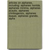 Articles On Aiphanes, Including: Aiphanes Horrida, Aiphanes Minima, Aiphanes Acaulis, Aiphanes Chiribogensis, Aiphanes Duquei, Aiphanes Grandis, Aipha door Hephaestus Books