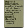 Articles On Breastfeeding, Including: Prolactin, Oxytocin, Breast Pump, Wet Nurse, Weaning, Male Lactation, Colostrum, Attachment Parenting, Co-Sleepi by Hephaestus Books