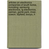 Articles On Electronics Companies Of South Korea, Including: Samsung Electronics, Lg Electronics, Zalman, Game Park, Iriver, Cowon, Topfield, Booyo, H by Hephaestus Books