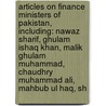 Articles On Finance Ministers Of Pakistan, Including: Nawaz Sharif, Ghulam Ishaq Khan, Malik Ghulam Muhammad, Chaudhry Muhammad Ali, Mahbub Ul Haq, Sh door Hephaestus Books