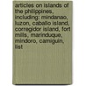 Articles On Islands Of The Philippines, Including: Mindanao, Luzon, Caballo Island, Corregidor Island, Fort Mills, Marinduque, Mindoro, Camiguin, List door Hephaestus Books