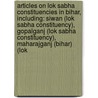 Articles On Lok Sabha Constituencies In Bihar, Including: Siwan (Lok Sabha Constituency), Gopalganj (Lok Sabha Constituency), Maharajganj (Bihar) (Lok by Hephaestus Books