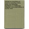 Articles On Mountains Of Iceland, Including: Hekla, Askja, Koll Ttadyngja, Skjaldbrei Ur, Tr Lladyngja, Helgafell, Brennisteinsalda, Bl Hnj Kur, Kerli door Hephaestus Books