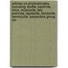 Articles On Phyllosilicates, Including: Biotite, Kaolinite, Mica, Muscovite, Talc, Prehnite, Lepidolite, Bentonite, Vermiculite, Serpentine Group, Chr door Hephaestus Books