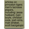 Articles On Princeton Tigers Men's Lacrosse Players, Including: Jesse Hubbard, Ryan Boyle, Christian Cook, Josh Sims, Matt Striebel, Scott Bacigalupo door Hephaestus Books