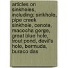 Articles On Sinkholes, Including: Sinkhole, Pipe Creek Sinkhole, Cenote, Macocha Gorge, Great Blue Hole, Trout Pond, Devil's Hole, Bermuda, Buraco Das door Hephaestus Books