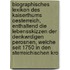 Biographisches Lexikon Des Kaiserthums Oesterreich, Enthaltend Die Lebensskizzen Der Denkwrdigen Perosnen, Welche Seit 1750 In Den Sterreichischen Kro