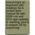 Everything's An Argument With Readings 5E & Pocket Style Manual 5E With 2009 Mla And 2010 Apa Updates & Rewriting: Plus & E-Chapter 28 For Everything'