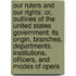 Our Rulers and Our Rights: Or, Outlines of the United States Government; Its Origin, Branches, Departments, Institutions, Officers, and Modes of Opera