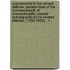 Supplements To The Revised Statutes: General Laws Of The Commonwealth Of Massachusetts; Passed Subsequently To The Revised Statutes, [1836-1859] ... T