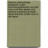 Welche Unterschiede Bestehen In Den Schichtungstheorien Von Karl Marx Und Max Weber Und Welche Anwendung Finden Diese Theorien Heute Noch In Der Gesel by Franziska Maresch