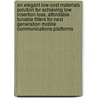 An Elegant Low-Cost Materials Solution for Achieving Low Insertion Loss, Affordable Tunable Filters for Next Generation Mobile Communications Platforms door United States Government