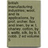 British Manufacturing Industries; Wool, and Its Applications, by Prof. Archer. Flax and Linen, by W. T. Charley. Cotton, by I. Watts. Silk, by B. F. Cobb. 2 Ed Volume 5
