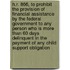 H.R. 866, to Prohibit the Provision of Financial Assistance by the Federal Government to Any Person Who Is More Than 60 Days Delinquent in the Payment of Any Child Support Obligation