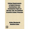 College Requirements in English Entrance Examinations; June Examination Papers of Harvard, Yale, the Sheffield Scientific School, Princeton, and Columbia, from 1895 to 1899, Inclusive door Arthur Wentworth Hamilton Eaton