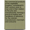 The Commercial Products of the Vegetable Kingdom, Considered in Their Various Uses to Man and in Their Relation to the Arts and Manufactures; Forming a Practical Treatise and Handbook of Reference for the Colonist, Manufacturer, Merchant, and Consume by P.L. (Peter Lund) Simmonds